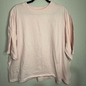 Saint Louis Crystal Pink Relaxed Boxy Fit T-Shirt